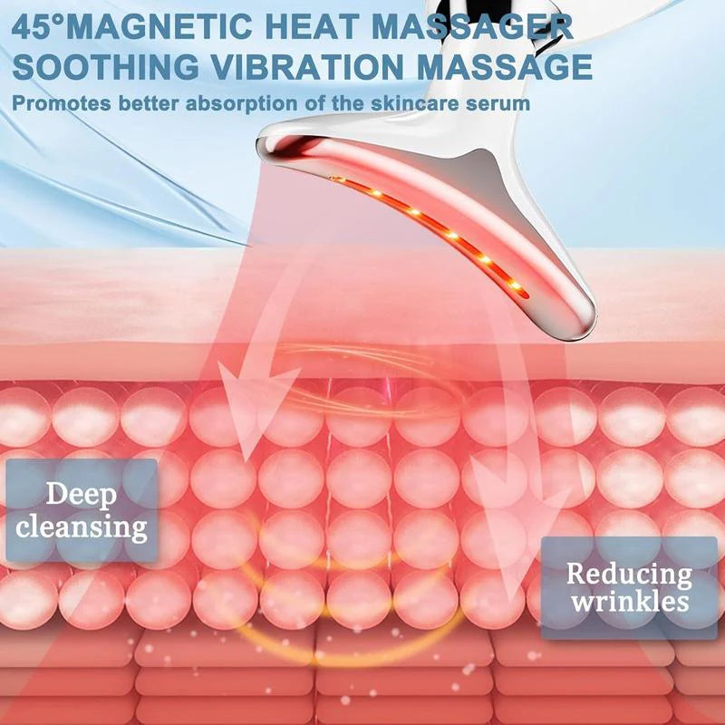 MOODÈ Glow 7-in-1 LED Neck & Face Massager